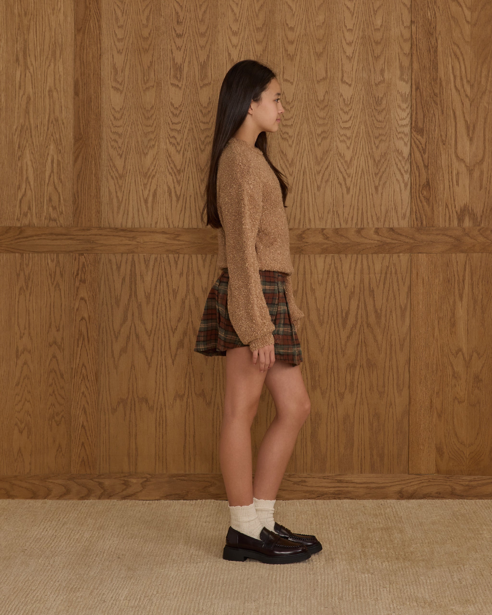 Rylee + Cru ライリーアンドクルー ベビー服 子供服  プリーツスカート　ホリデー チェック