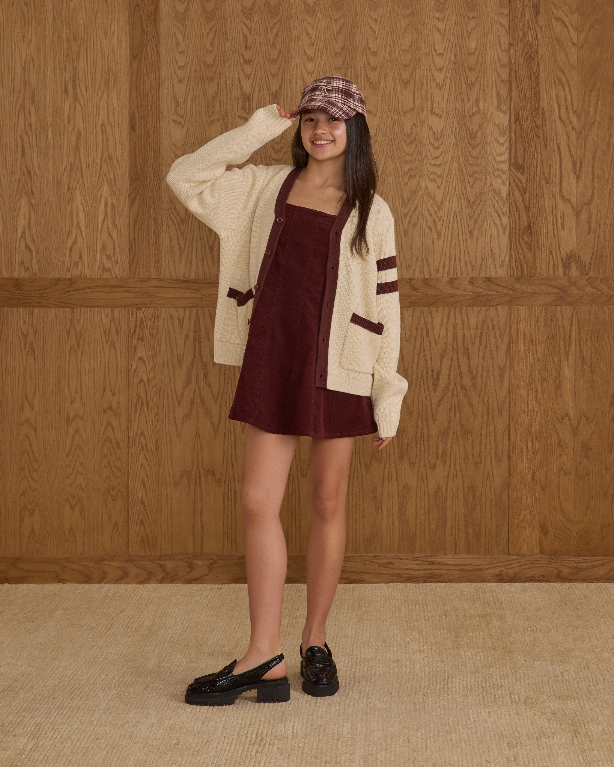 Rylee + Cru ライリーアンドクルー ベビー服 子供服  ヘイウッドカーディガン　ナチュラル