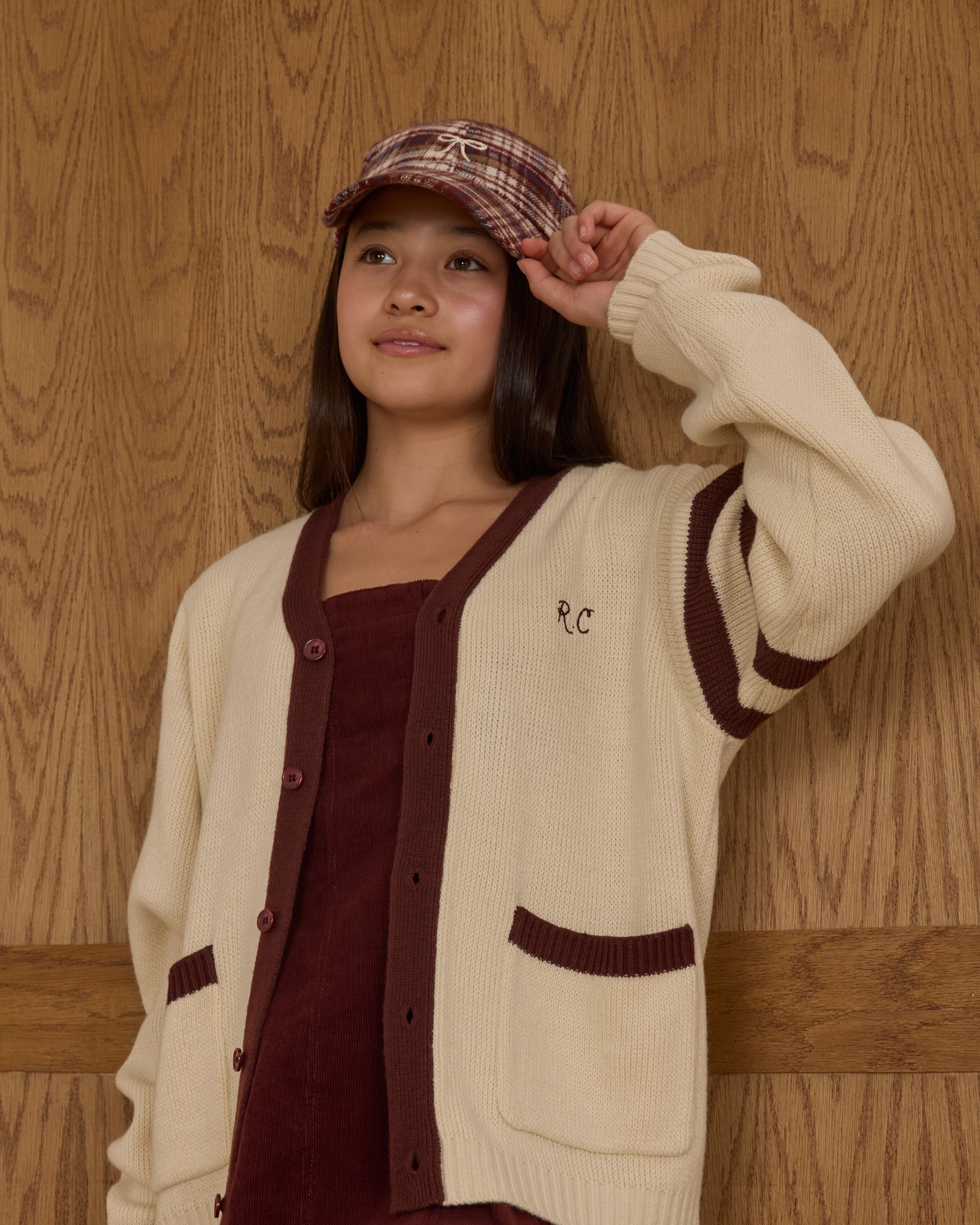 Rylee + Cru ライリーアンドクルー ベビー服 子供服  ヘイウッドカーディガン　ナチュラル