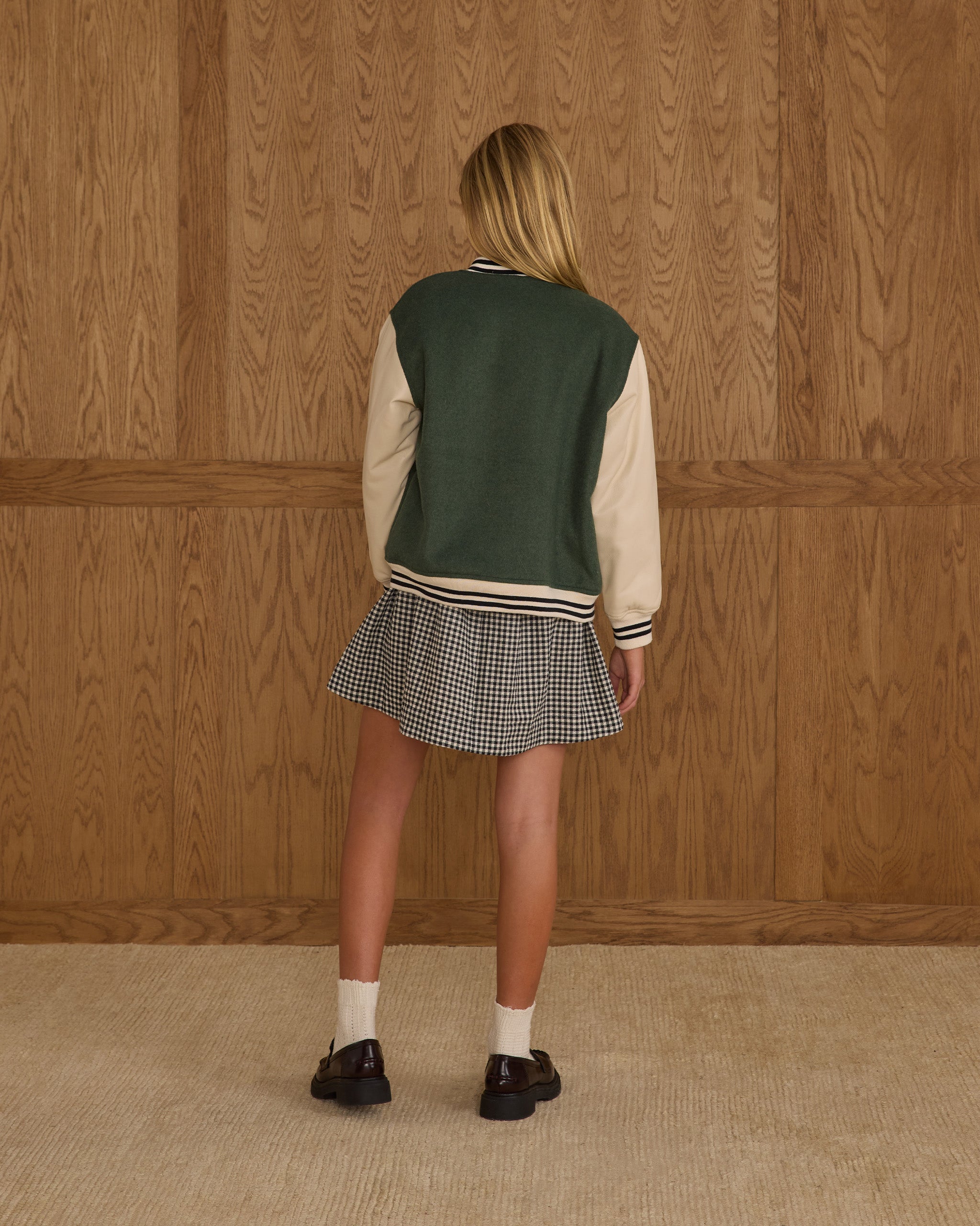Rylee + Cru ライリーアンドクルー ベビー服 子供服  バーシティジャケット グリーン