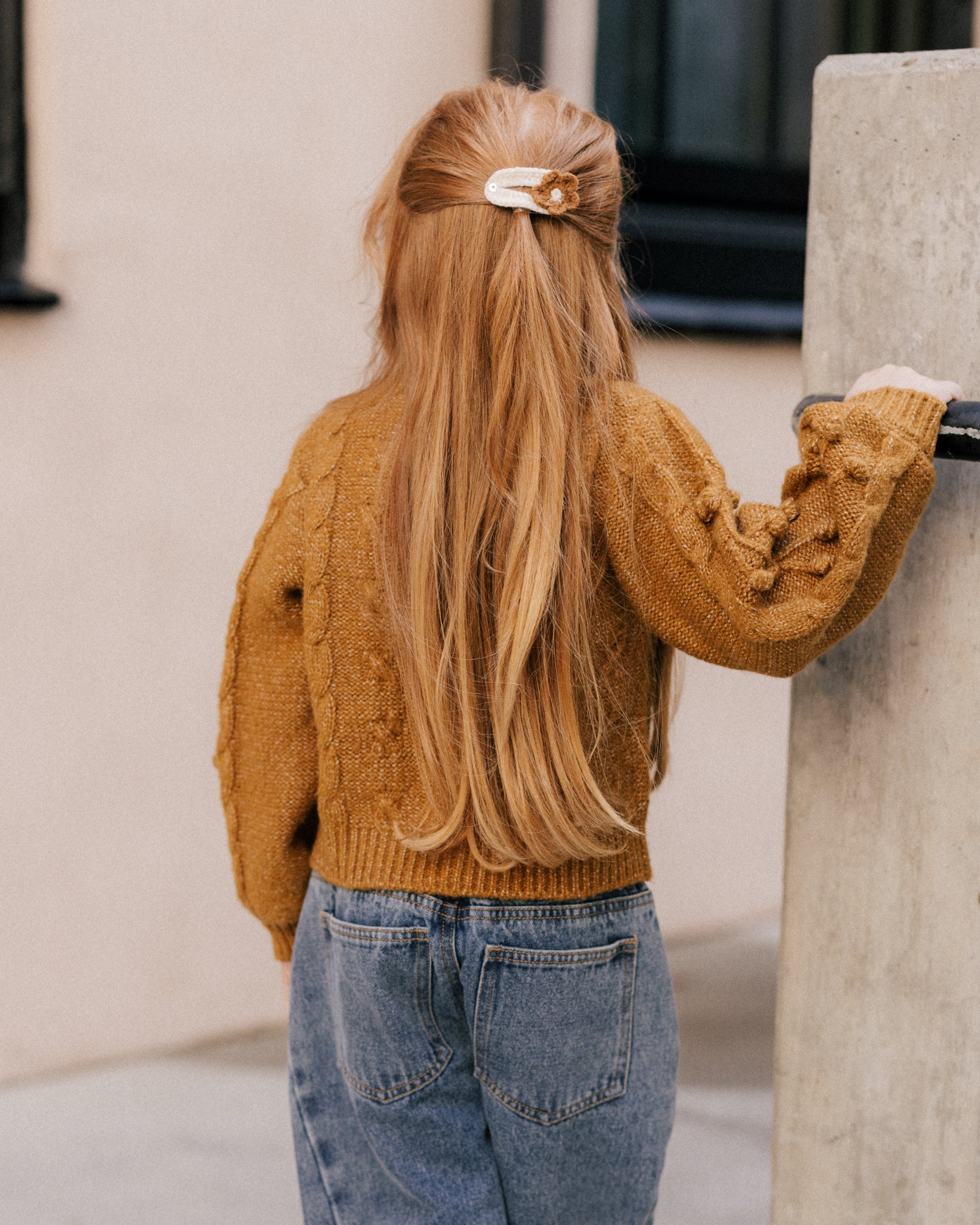 Rylee + Cru ライリーアンドクルー ベビー服 子供服  クロシェクリップ　ゴールデン