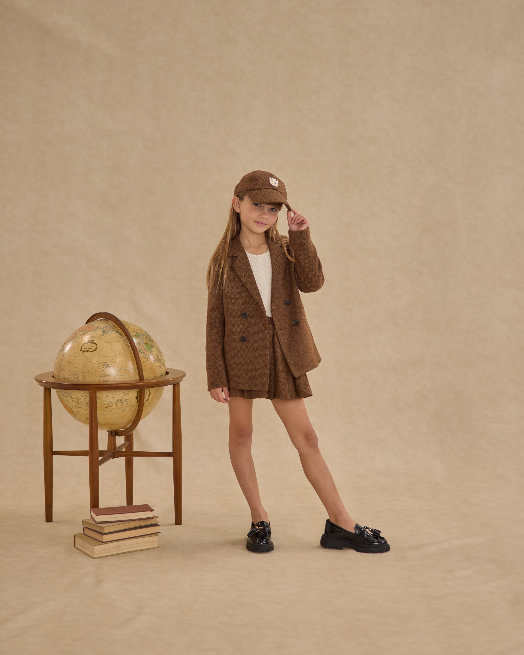 Rylee + Cru ライリーアンドクルー ベビー服 子供服  プリーツミニスカート　ラスティックチェック