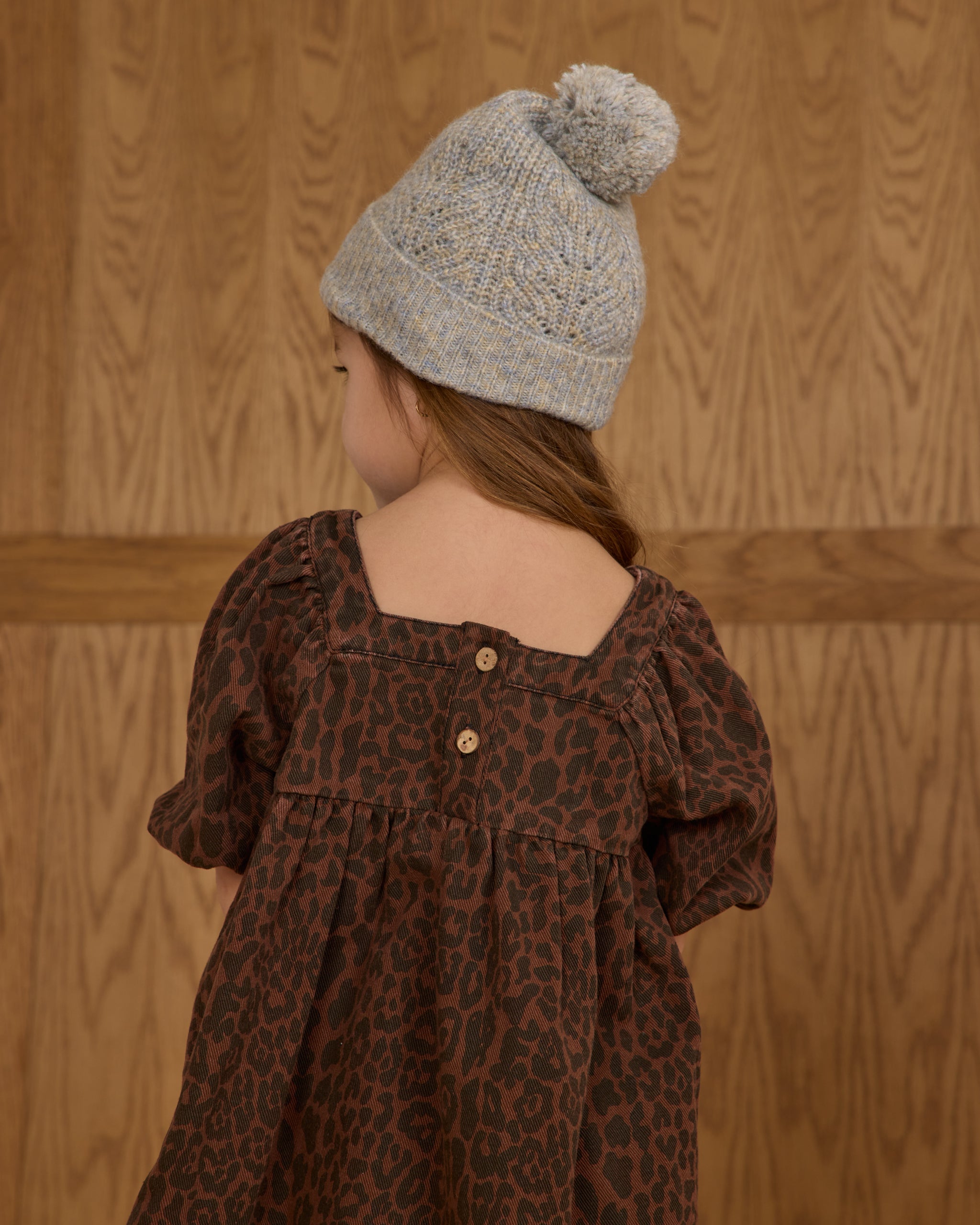 Rylee + Cru ライリーアンドクルー ベビー服 子供服  グレッタ ベビードールドレス　レオパード