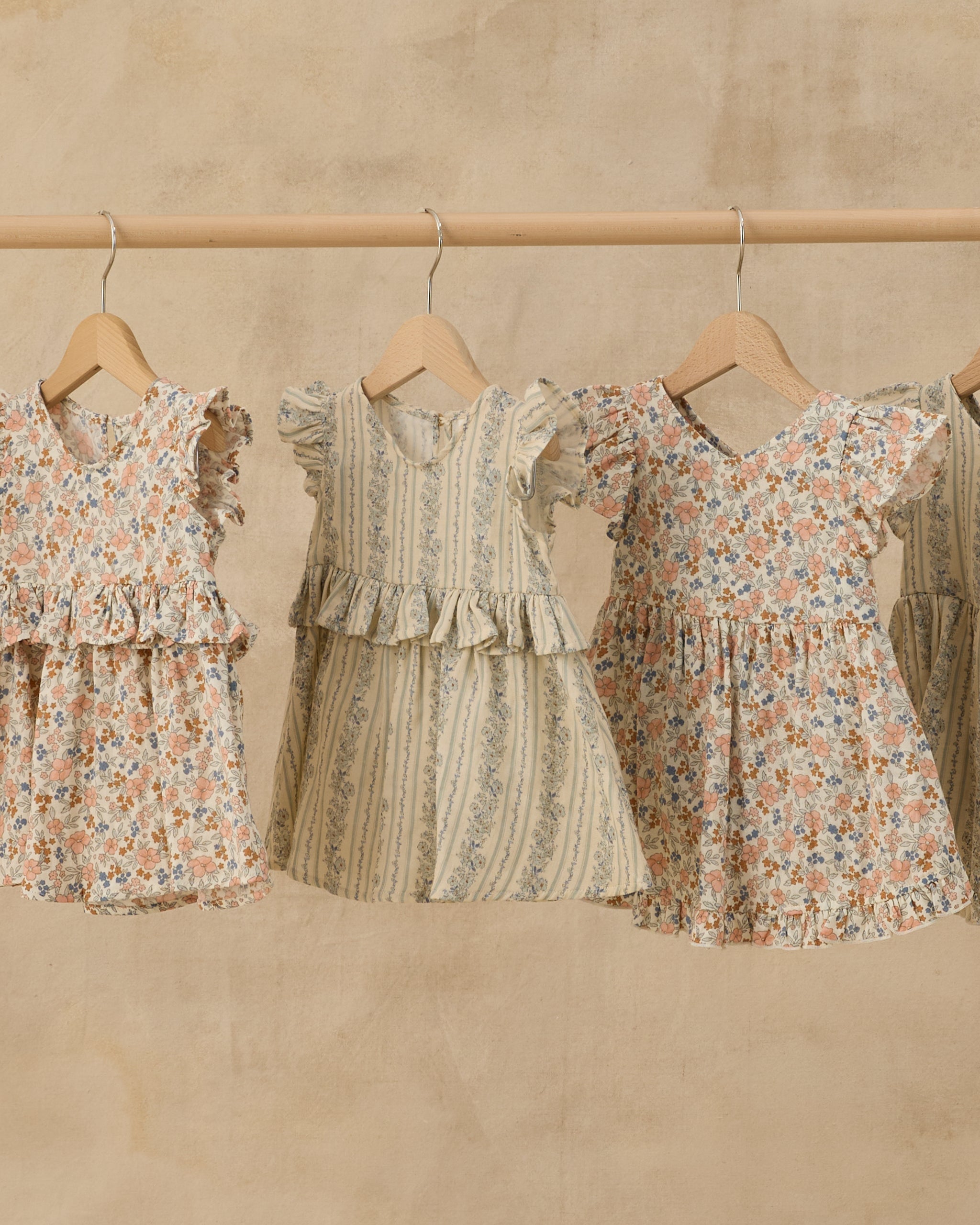 Rylee + Cru ライリーアンドクルー ベビー服 子供服 ブリエルドレス　ブルーフローラル