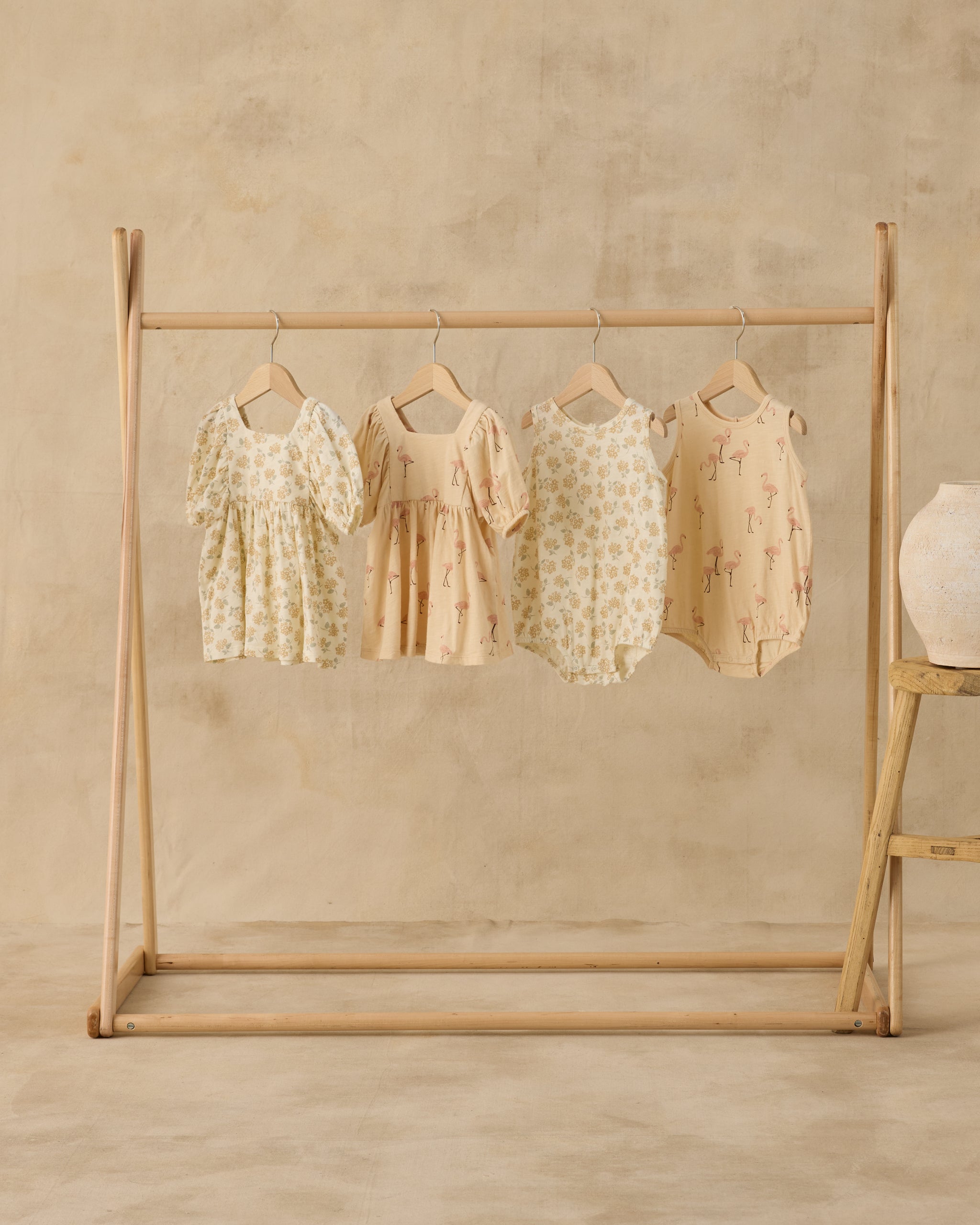 Rylee + Cru ライリーアンドクルー ベビー服 子供服 ブレアドレス　イエローディッツィ