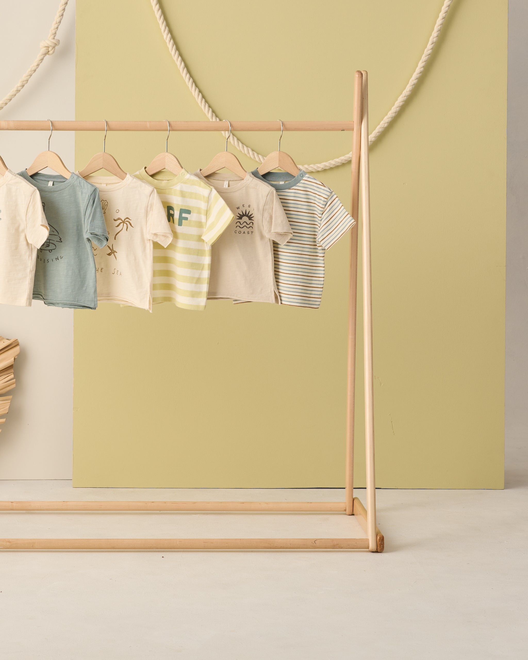 Rylee + Cru ライリーアンドクルー ベビー服 子供服 リラックスTシャツ　ヴィンテージストライプ