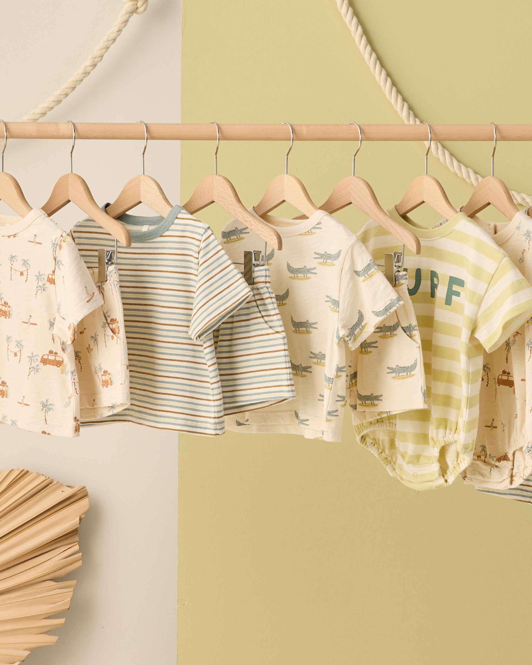 Rylee + Cru ライリーアンドクルー ベビー服 子供服 リラックスバブルロンパース　サーフ