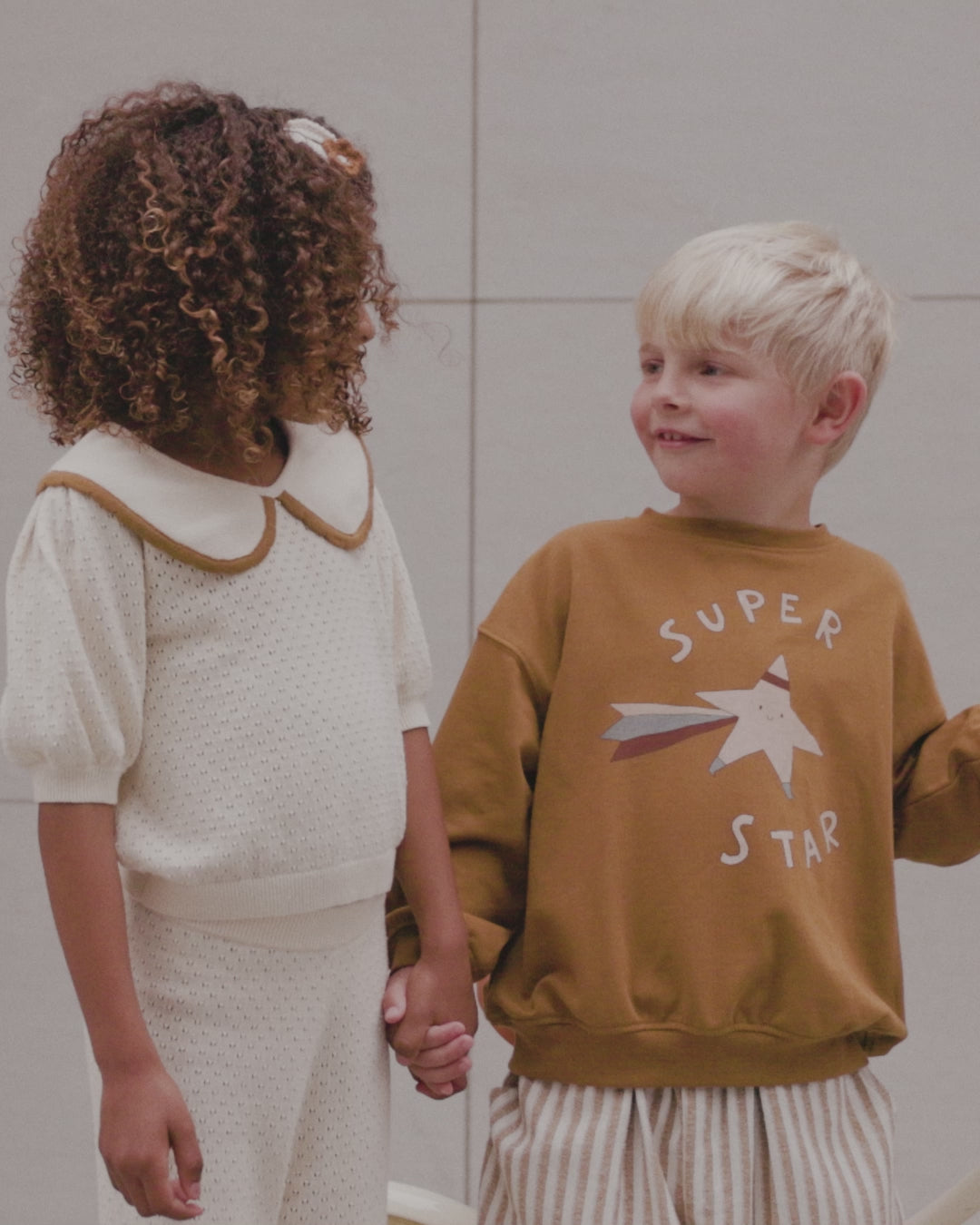Rylee & Cru ライリーアンドクルー ボブルカーディガン 4-5Ｙ Rylee + Cru (ライリー アンド クルー) / BOBBLE CARDIGAN / GOLDEN