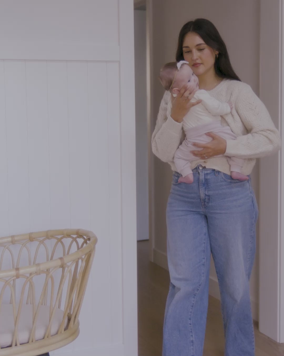 Side Snap Bodysuit + Pant Set || Snow Owls