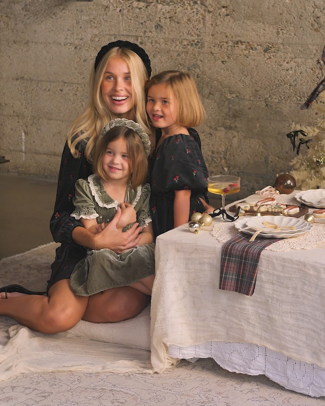 Nina Dress | Velvet Floral