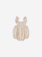 Bonnie Romper || Clay Ditsy - Rylee + Cru | Kids Clothes | Trendy Baby Clothes | Modern Infant Outfits |