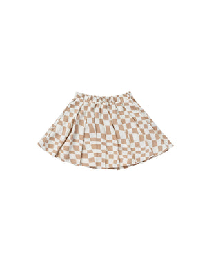 
                  
                    PLEATED SKIRT || SAND CHECK
                  
                