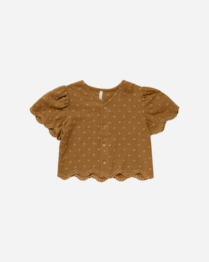 CLEO TOP || BRASS – Rylee + Cru